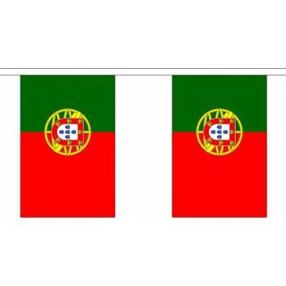 👉 Slinger polyester active buitenvlaggetjes multi Polyster Portugal 3 m