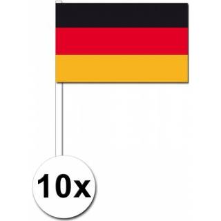 👉 Papier active multi Zwaaivlaggetjes Duitsland 10 stuks