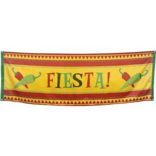 👉 Feestartikelen Fiesta banner Mexico 74 x 220 cm