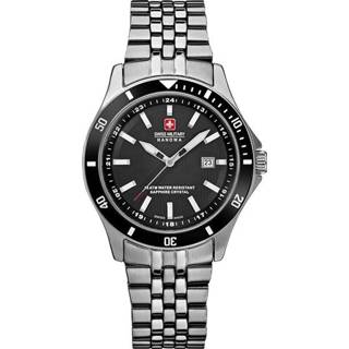 Swiss Military Hanowa Flagship lady staal active vrouwen quartz polshorloge zilverkleurig goud-zilverkleurig saffierglas SM06-7161.2.04.007 06-7161.2.04007 Staal active vrouwen quartz polshorloge zilverkleurig goud-zilverkleurig saffierglas Swiss Military Hanowa Flagship Lady 06-7161.2.04.007 , 7612657085359
