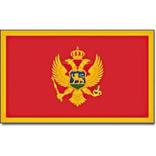 👉 Montenegrijnse vlag 90x150 cm