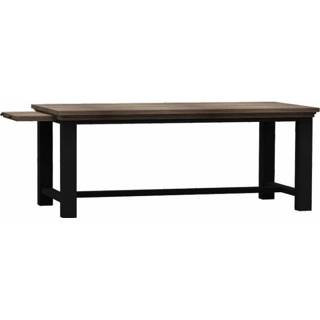 👉 Eettafel zwart hout active Parma 160 t/m 240 cm
