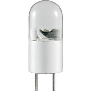 👉 Wit transparant active Goobay GU4 LED lamp 0,3 W Koud 4040849302459