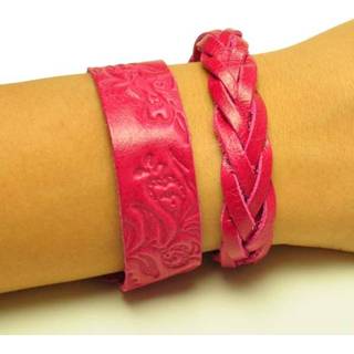 👉 Armband roze active Flor & Trenza: set hippe armbanden - 8718719978979