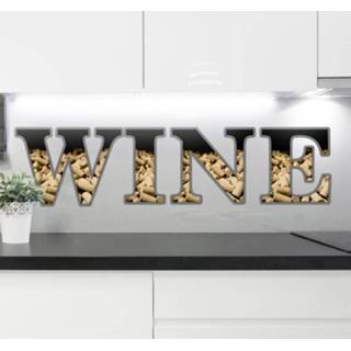 Muursticker nederlands kurken wine