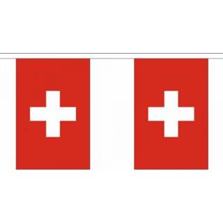 👉 Vlaggenlijn multi polyester active Zwitserland 9 meter