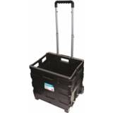 👉 Trolley Silverline Inklapbare met krat 25 kg