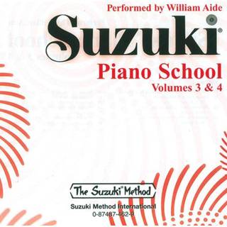 👉 Piano Suzuki School CD, Volume 3 & 4 9780874874624