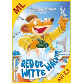 👉 Rood witte Geronimo Stilton Red de walvis - makkelijk lezen 9789085924562