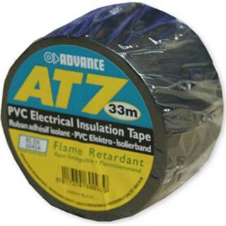 👉 Zwart PVC Advance AT7 Tape 38mm 33m 5017374600816