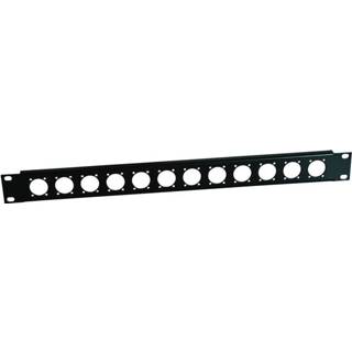 👉 Caymon BP112 19 inch rackpaneel 1 HE 12x D-hole