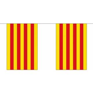 👉 Vlaggenlijn stof Catalaanse van 3 m