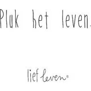 👉 Kaarten met quotes | Lief leven | Wit | Simpel