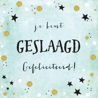 👉 Geslaagd met stippen en sterren