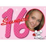 👉 Sweet 16 kaart met eigen foto