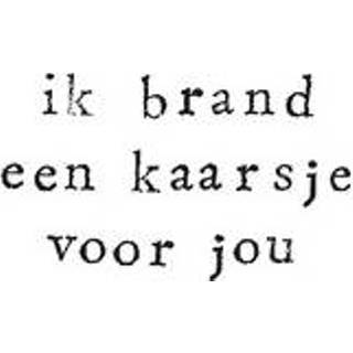 Ik brand een kaarsje voor jou