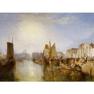 👉 Kunstkaart met 'De haven van Dieppe'