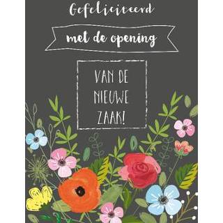 👉 Nieuwe zaak kaart met mooie bloemen