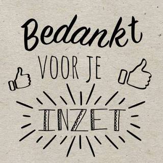 👉 Bedankt voor je inzet!