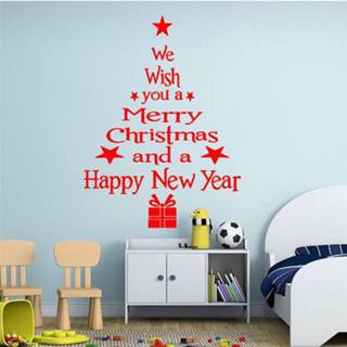 👉 Removable Merry Christmas Tree Wall Window Sticker Home Party Decoration