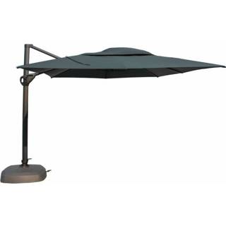 👉 Zweefparasol Hacienda 300x400cm Charcoal 4 Seasons 8718144544060