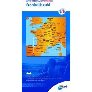 Wegenkaart - landkaart 3 Frankrijk zuid | ANWB Media 9781906136819 9782758540298 9789018039882 9789021562575 9789401428101