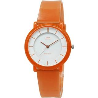 👉 Sporthorloge oranje unisex Q&Q Sport Horloge in de kleur