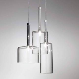 👉 Glazen hanglamp Spillray - met 3 lampjes