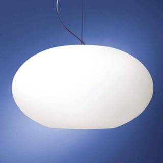 👉 Glazen hanglamp wit AIH, 38 cm, mat