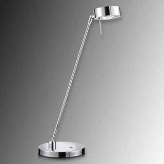 👉 Scharnier chroom LED-tafellamp Elegance met 2 scharnieren,