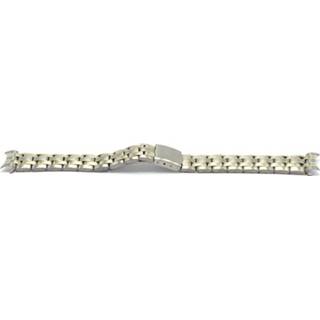 👉 Horlogeband steel bicolor YF87 All Stainless 18mm