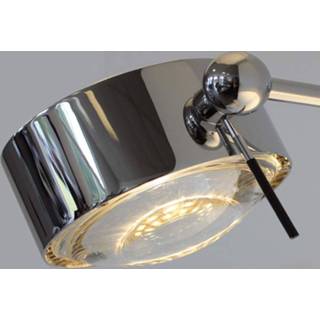 👉 Wandlamp chroom PUK SIDES, 1-lichts 10 cm,