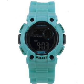 Horloge blauw jongens Lichtblauw Cool Watch Digitaal Pilot