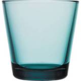 👉 Glas zeeblauw Iittala Kartio 21 cl, per 2 6411929505356