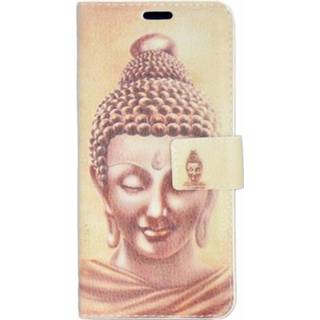 👉 Leren portemonnee PU Buddha hoesje Samsung S8 PLUS 7435123743740
