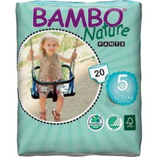 👉 Wit broekje Abena Bambo Nature Pants 5 - 20 Stuks 12 tot kg