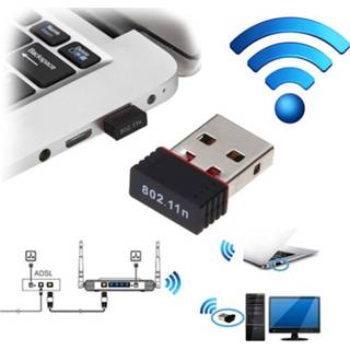 Dongle zwart Mini Draagbare Draadloze USB KR08EE - 150Mb/s 5712579640987