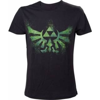 👉 Shirt donkergroen Nintendo - Green Zelda Logo T-Shirt 8718526067149
