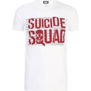 👉 Suicide Squad Line Up Logo Heren T-Shirt - Wit - M - Wit