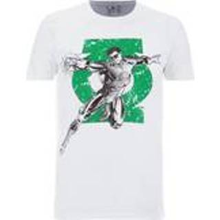 👉 Shirt s mannen wit donkergroen DC Comics Green Lantern Punch Heren T-Shirt - 5060486470952