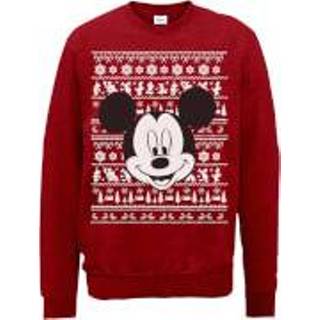 👉 S rood Disney Mickey Mouse Kersttrui - 5060206394766