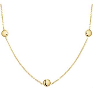 👉 Hals ketting geelgoud glanzend active vrouwen goudkleurig TFT Collier 1,2 mm 43 - 45 cm 8718834512546