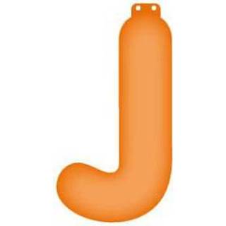 👉 Opblaasletter oranje opblaas letter J