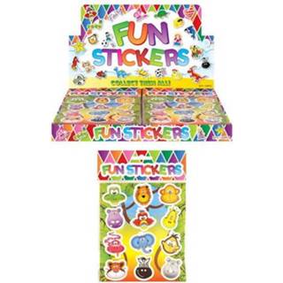 👉 Uitdeelcadeautje Huismerk Uitdeelcadeautjes - Fun Stickers Model: Jungle Dieren in Display (120 stuks) 5050203510603