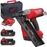 👉 Milwaukee M18 CN16GA-202X 18V Li-Ion Accu brad tacker set (2x 2.0Ah accu) in HD Box - 32-63mm - 16 Gauge