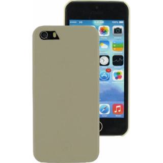 👉 Wit leather Mobilize Slim Case Apple iPhone 5/5S/SE Creamy White - Mobiliz 8718256806230