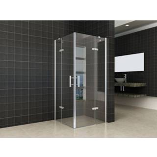 👉 Douche cabine glas Douchecabine Kwartronde 90X90X200 Cm 8 Mm Anti Kalk Nano 8719304253372