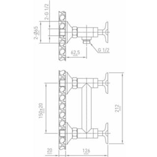 👉 Douchekraan s chroom Thermostatisch Sign (incl Rozetten en koppelingen) 5400221858094