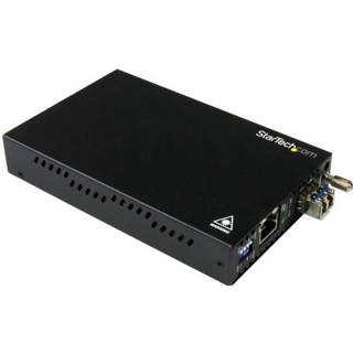 👉 Media converter active StarTech Gigabit Ethernet koper naar glasvezel - SM LC