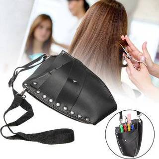 👉 Holster PU leather One Size Barber Scissor Hairdressing